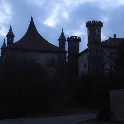 Bild vergrößern: Schloss-Derneburg-Silhouette